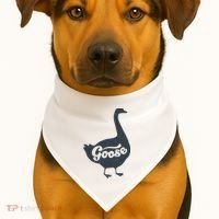 Grey Goose Simple Distress USA-Made Doggie Bandana thumb 1