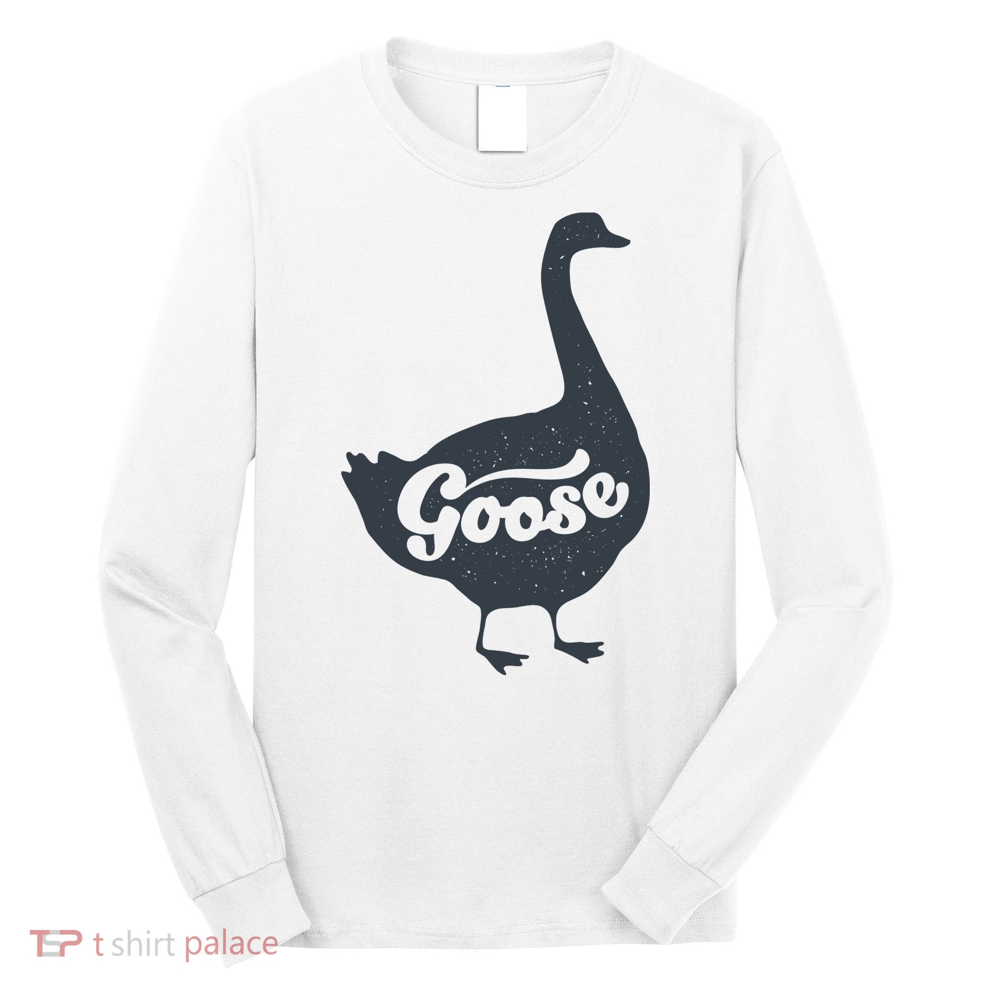 Grey Goose Simple Distress Long Sleeve Shirt