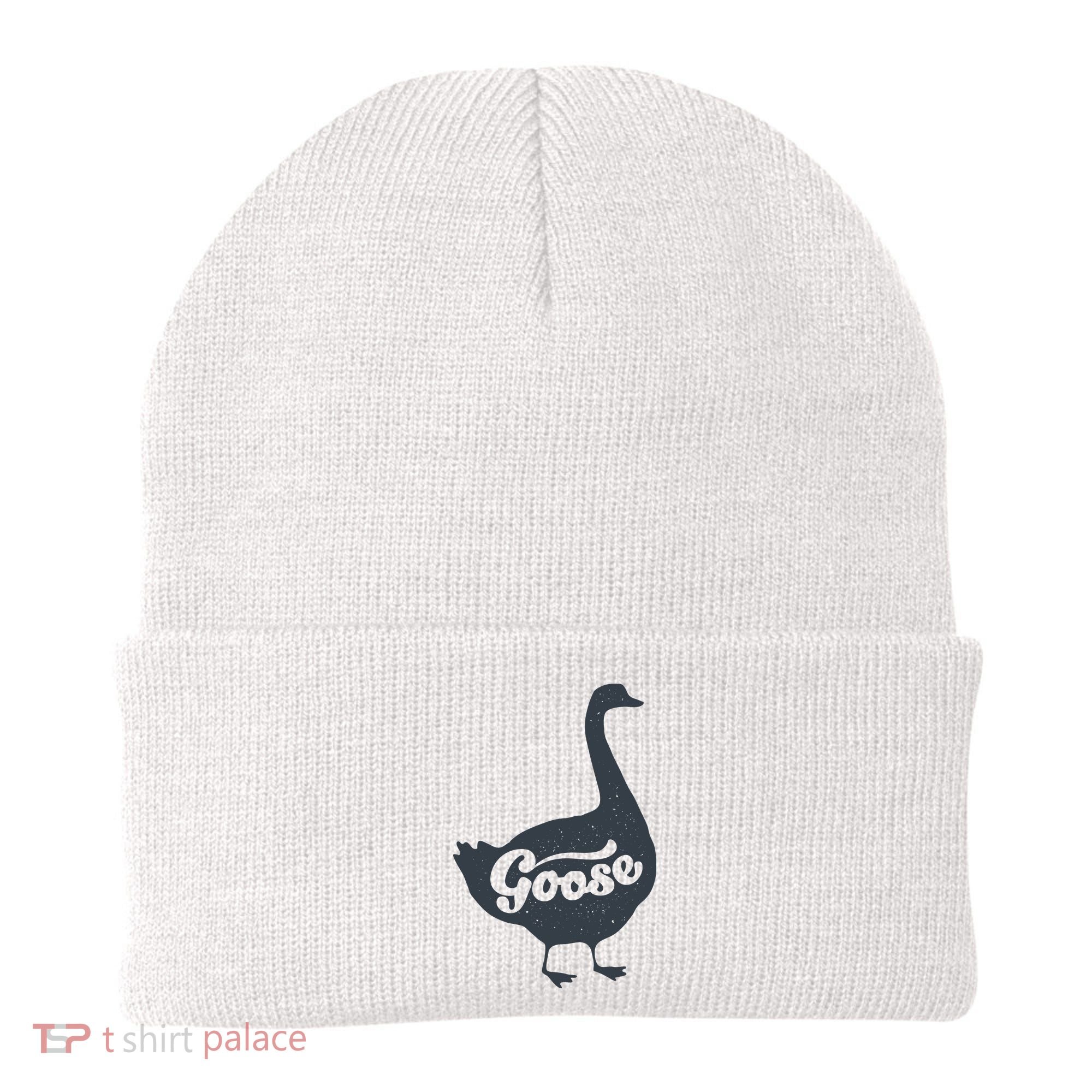 Grey Goose Simple Distress Beanie