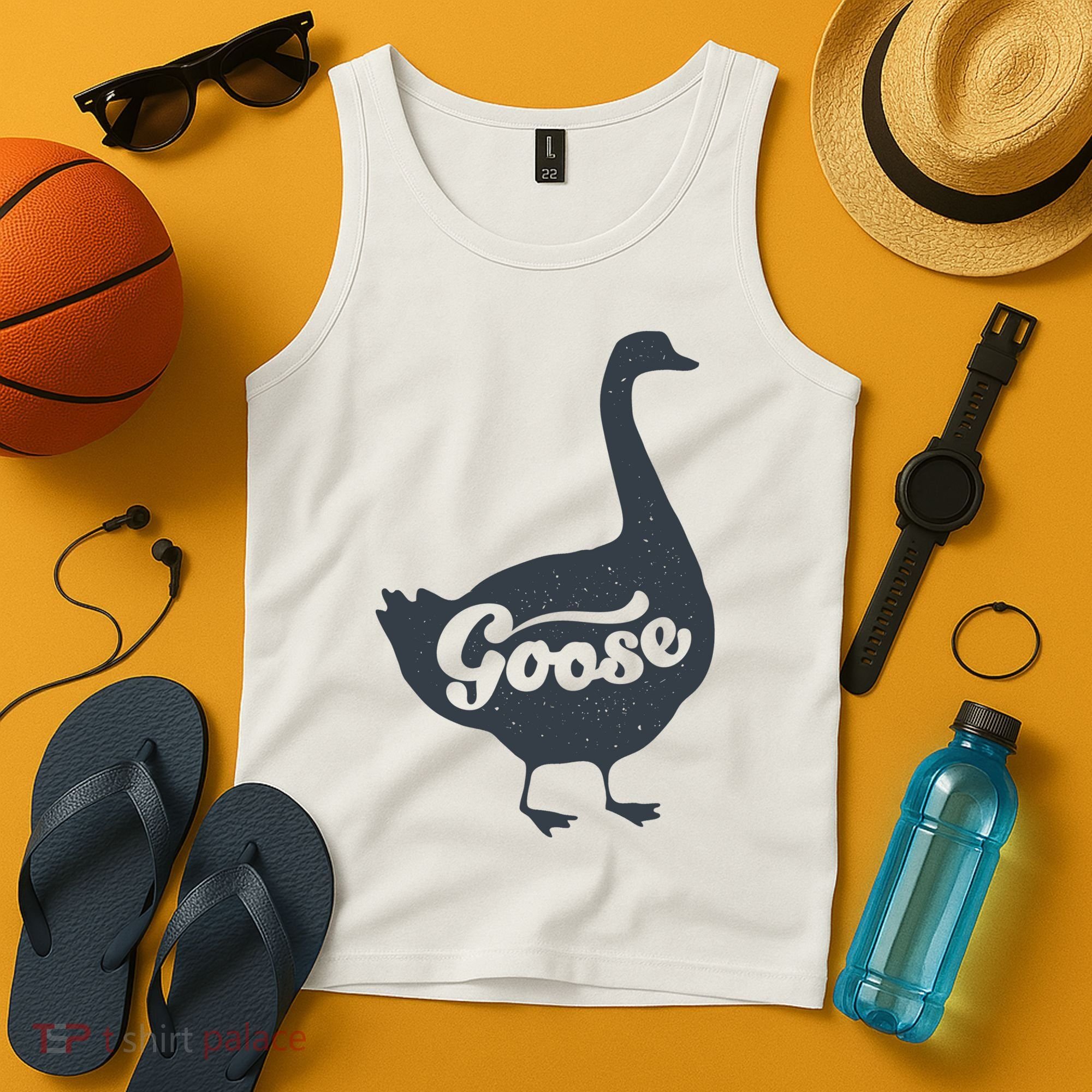 Grey Goose Simple Distress Tank Top