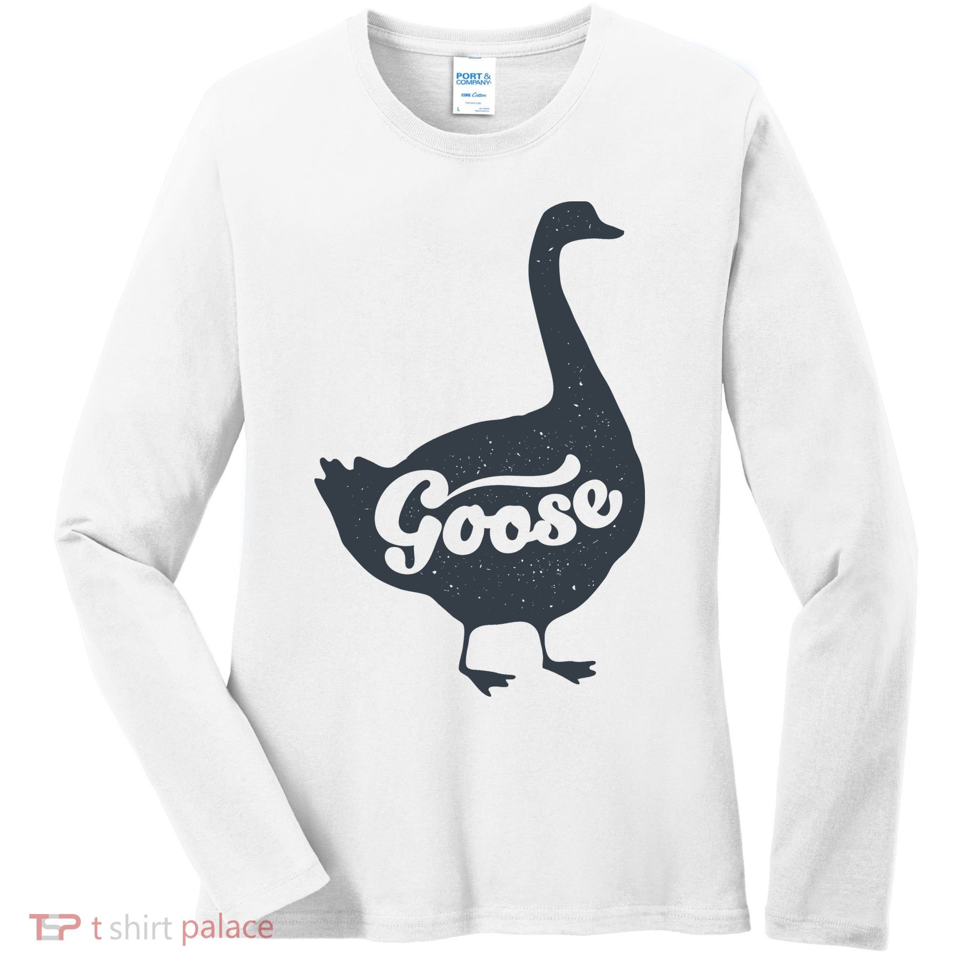 Grey Goose Simple Distress Women's Long Sleeve Shirt