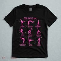 Gymnastics God Says I Am Bible Verse Gymnast Christian Jesus T-Shirt thumb 5