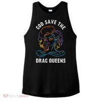 Groovy God Save The Drag Queens Ladies PosiCharge Tri-Blend Wicking Tank thumb 0