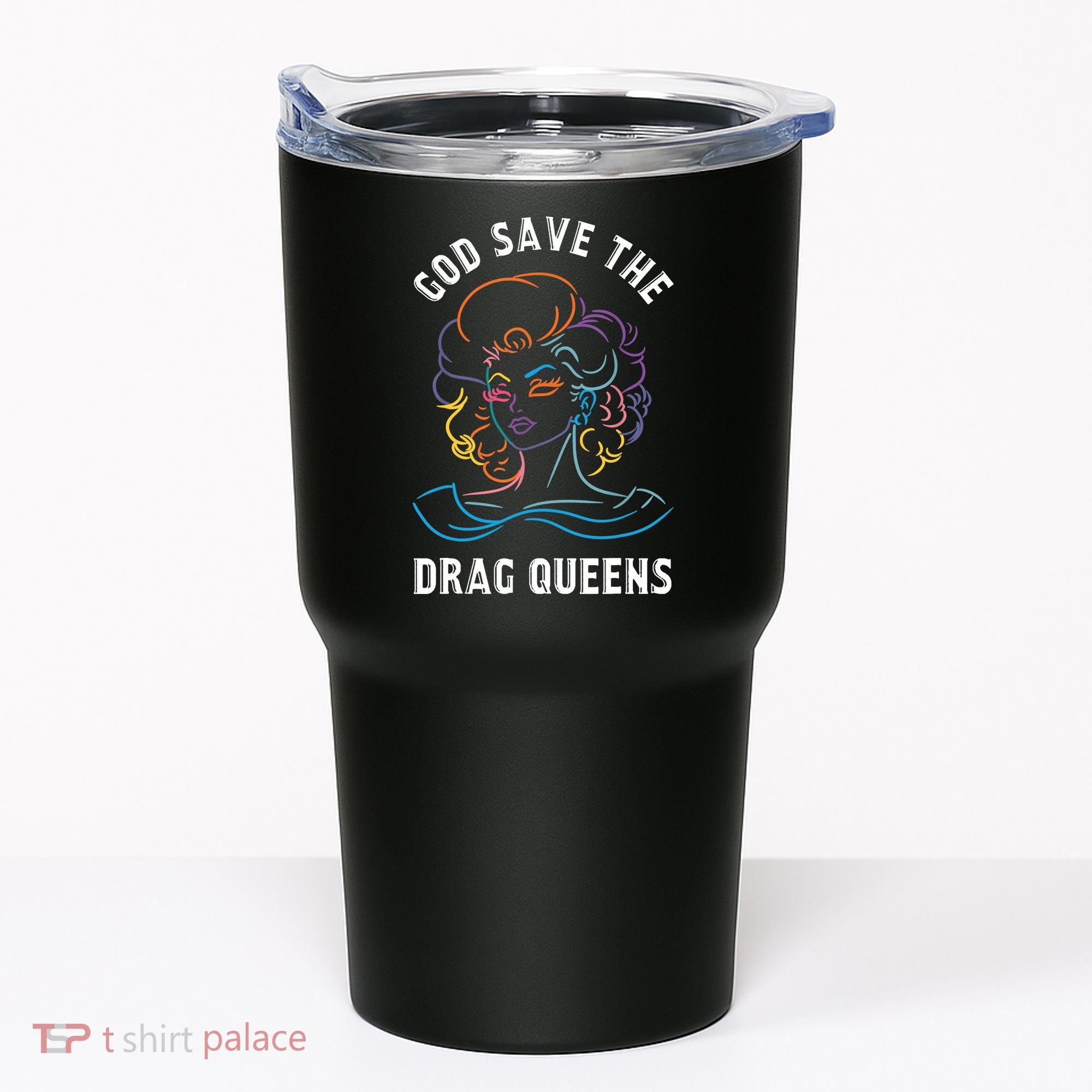 Groovy God Save The Drag Queens Tumbler