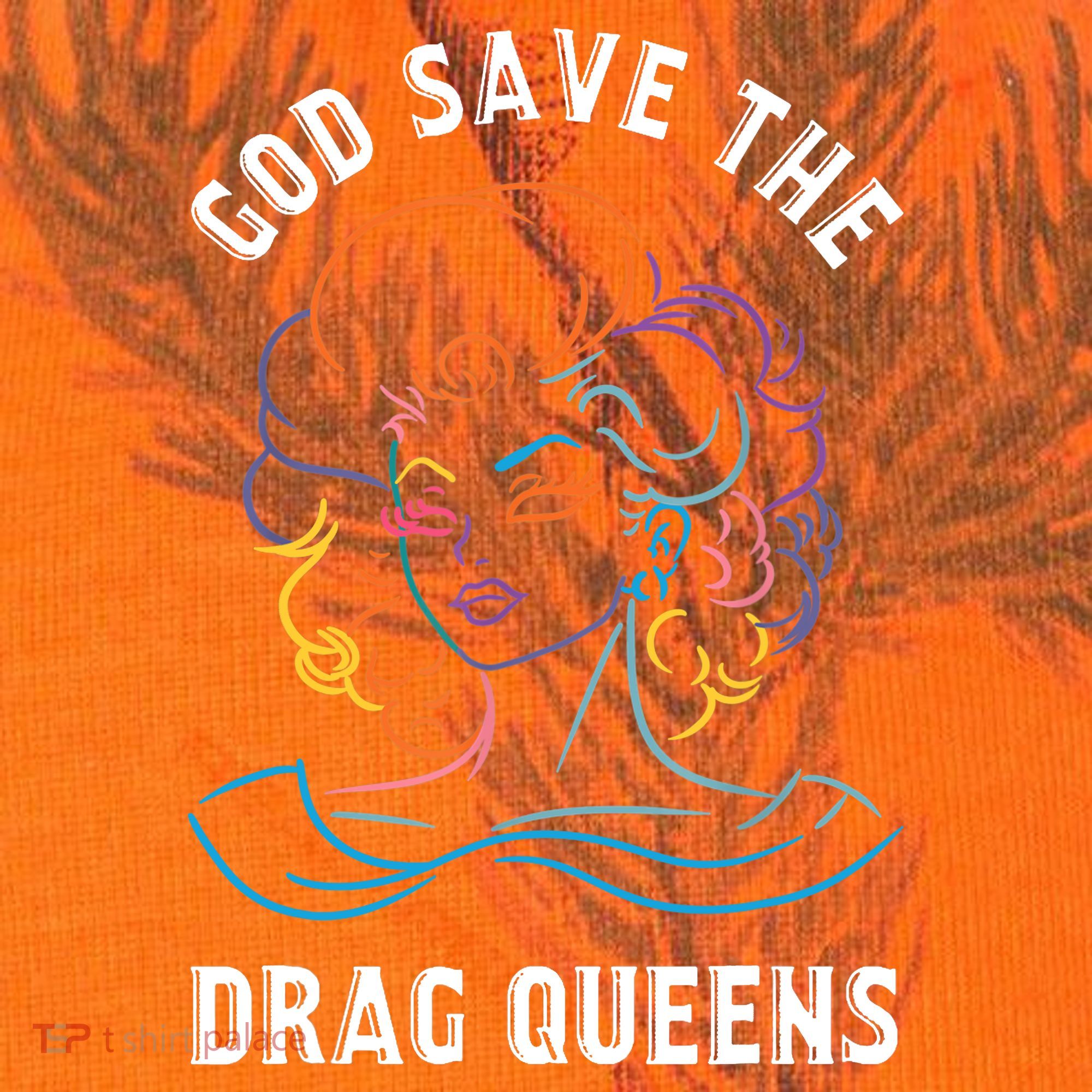 Groovy God Save The Drag Queens Kati Licensed 12" Camo Cuffed Beanie