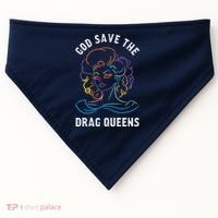 Groovy God Save The Drag Queens USA-Made Doggie Bandana thumb 0