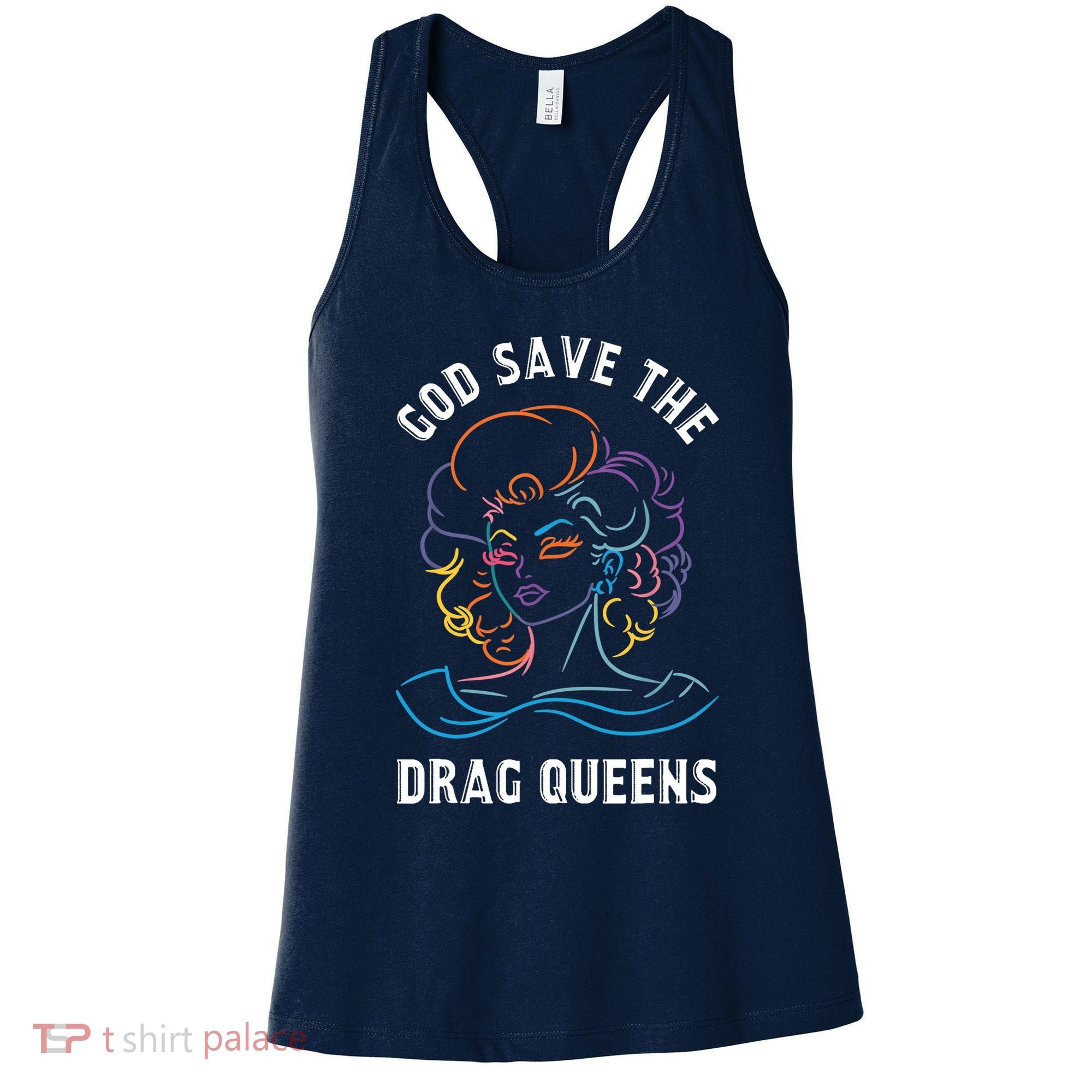 Groovy God Save The Drag Queens Women's Tank Top