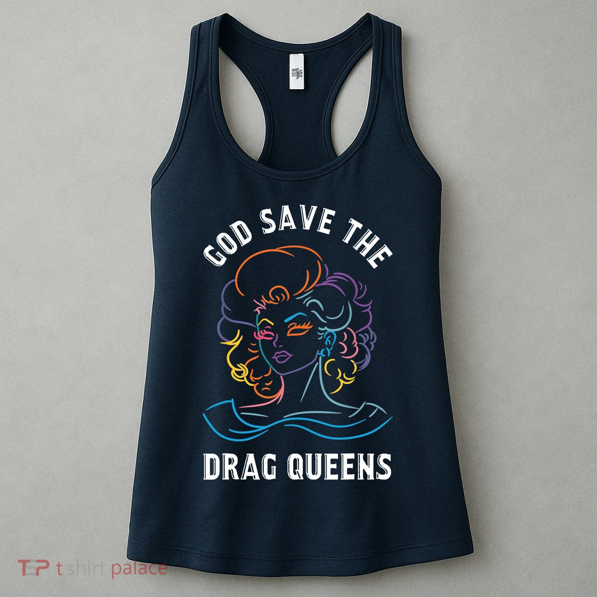 Groovy God Save The Drag Queens Women's Tank Top