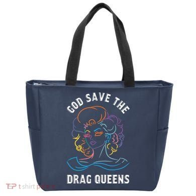 Groovy God Save The Drag Queens Tote Bag