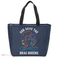 Groovy God Save The Drag Queens Tote Bag thumb 0