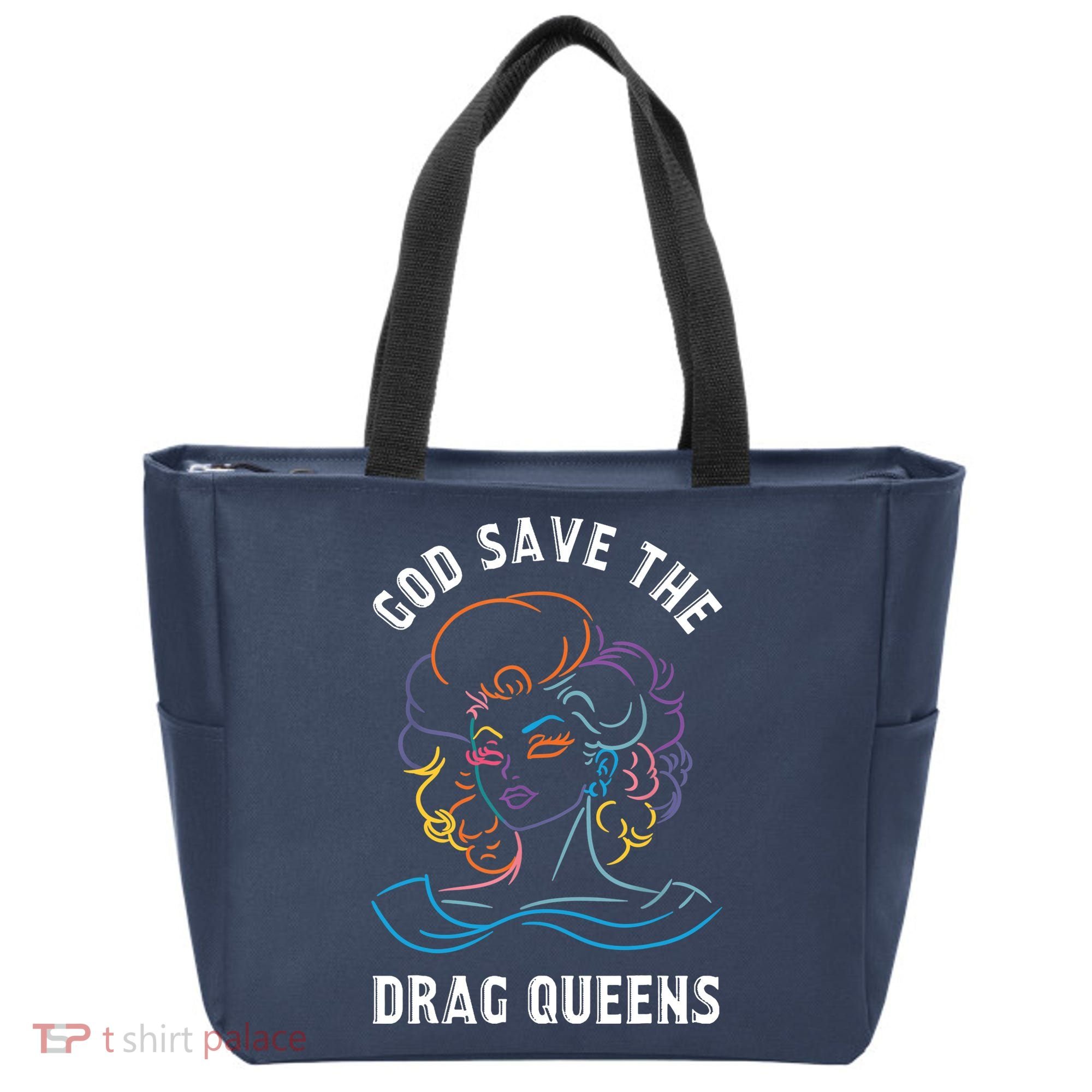Groovy God Save The Drag Queens Tote Bag
