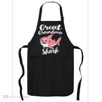 Great Grandma Shark Funny Mother's Day Apron thumb 0