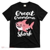 Great Grandma Shark Funny Mother's Day T-Shirt thumb 0