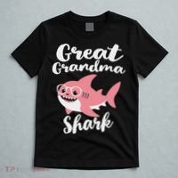 Great Grandma Shark Funny Mother's Day T-Shirt thumb 5