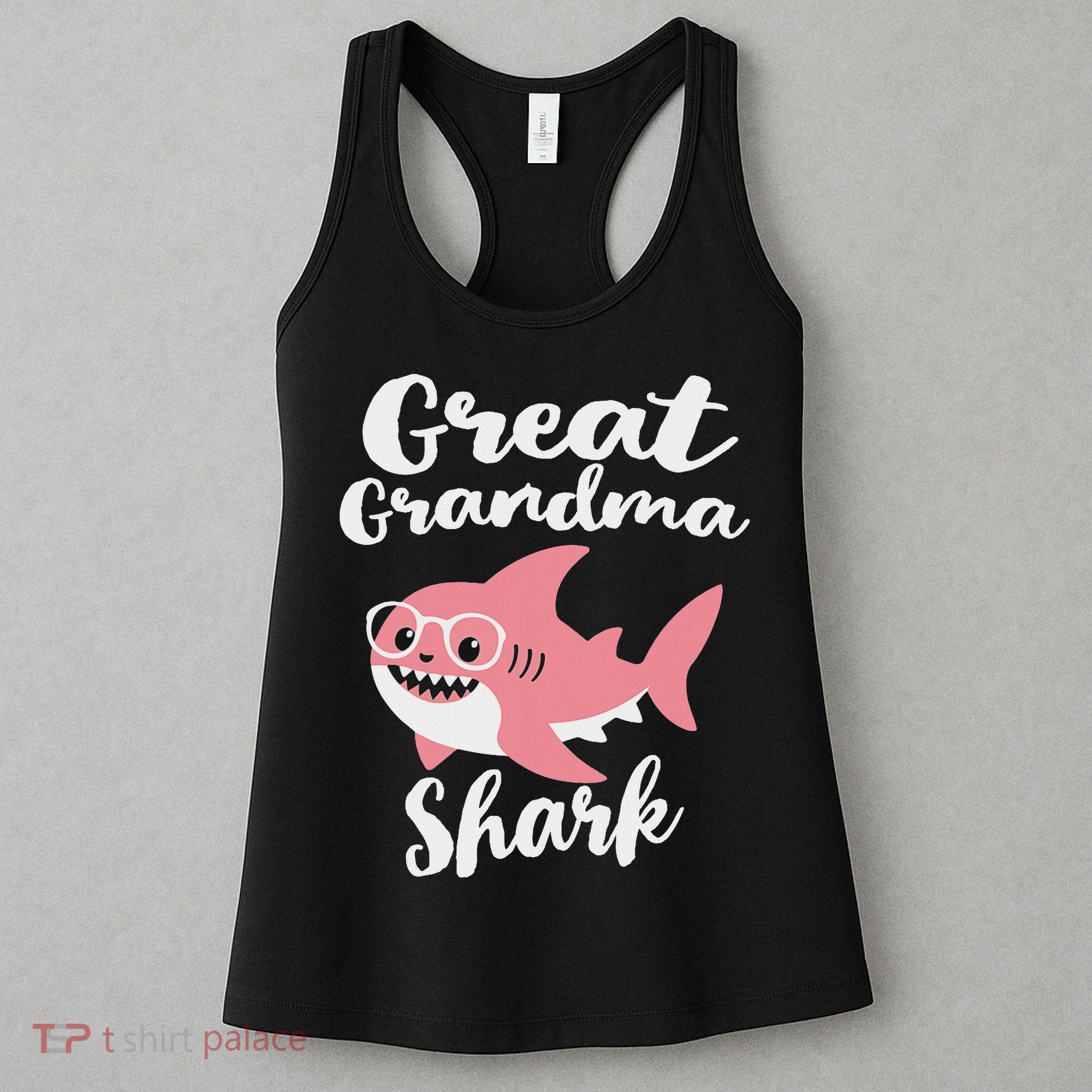 Great Grandma Shark Funny Mother's Day Women's Tank Top