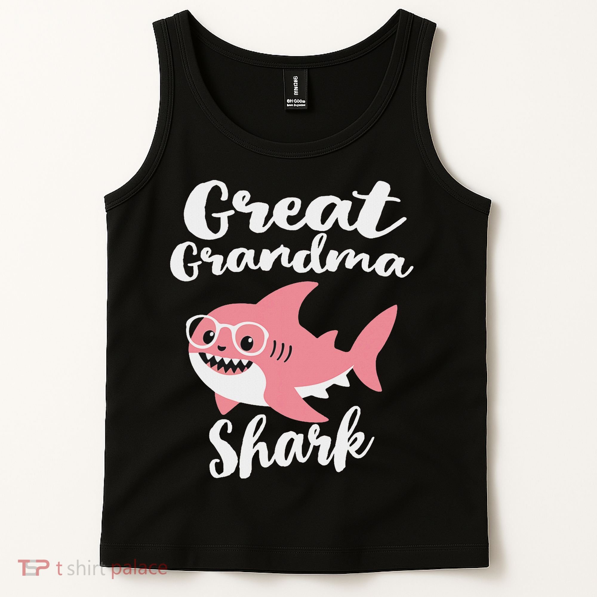 Great Grandma Shark Funny Mother's Day Tank Top