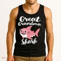 Great Grandma Shark Funny Mother's Day Tank Top thumb 3
