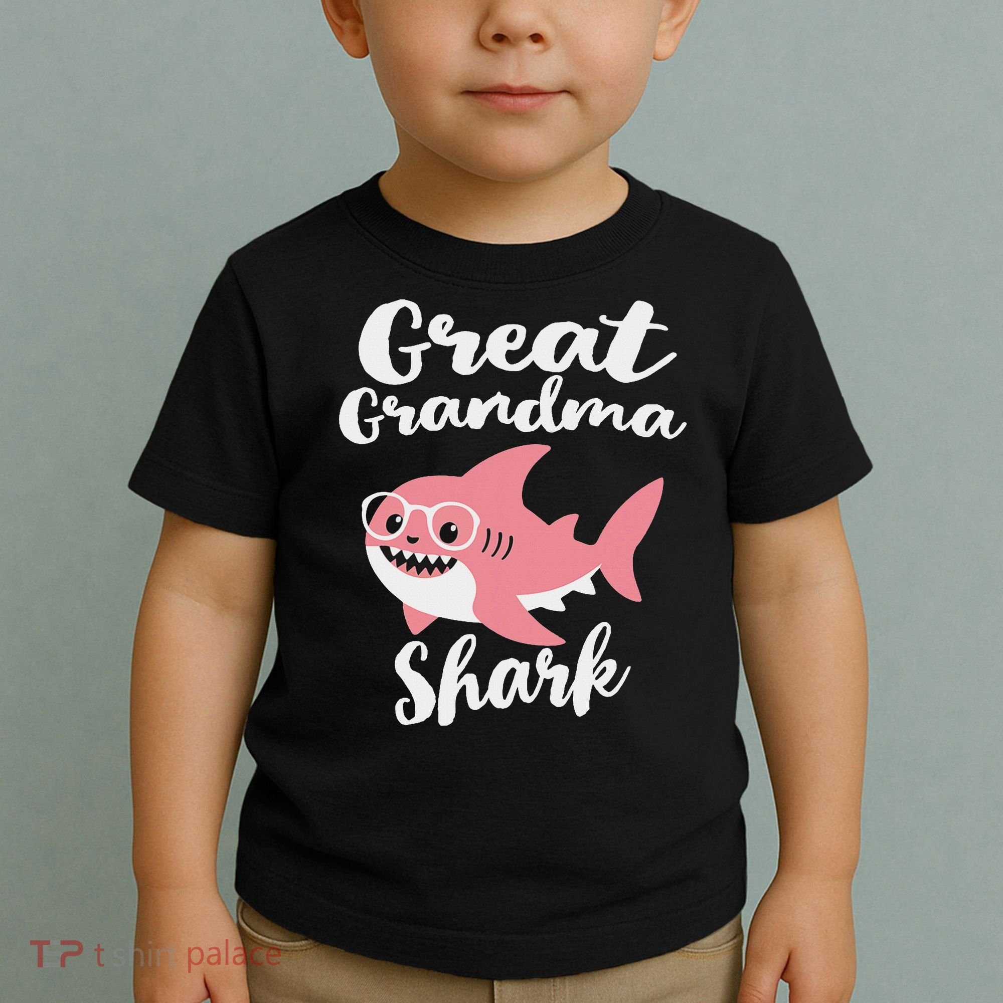 Great Grandma Shark Funny Mother's Day Toddler T-Shirt