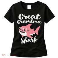 Great Grandma Shark Funny Mother's Day Women's T-Shirt thumb 0