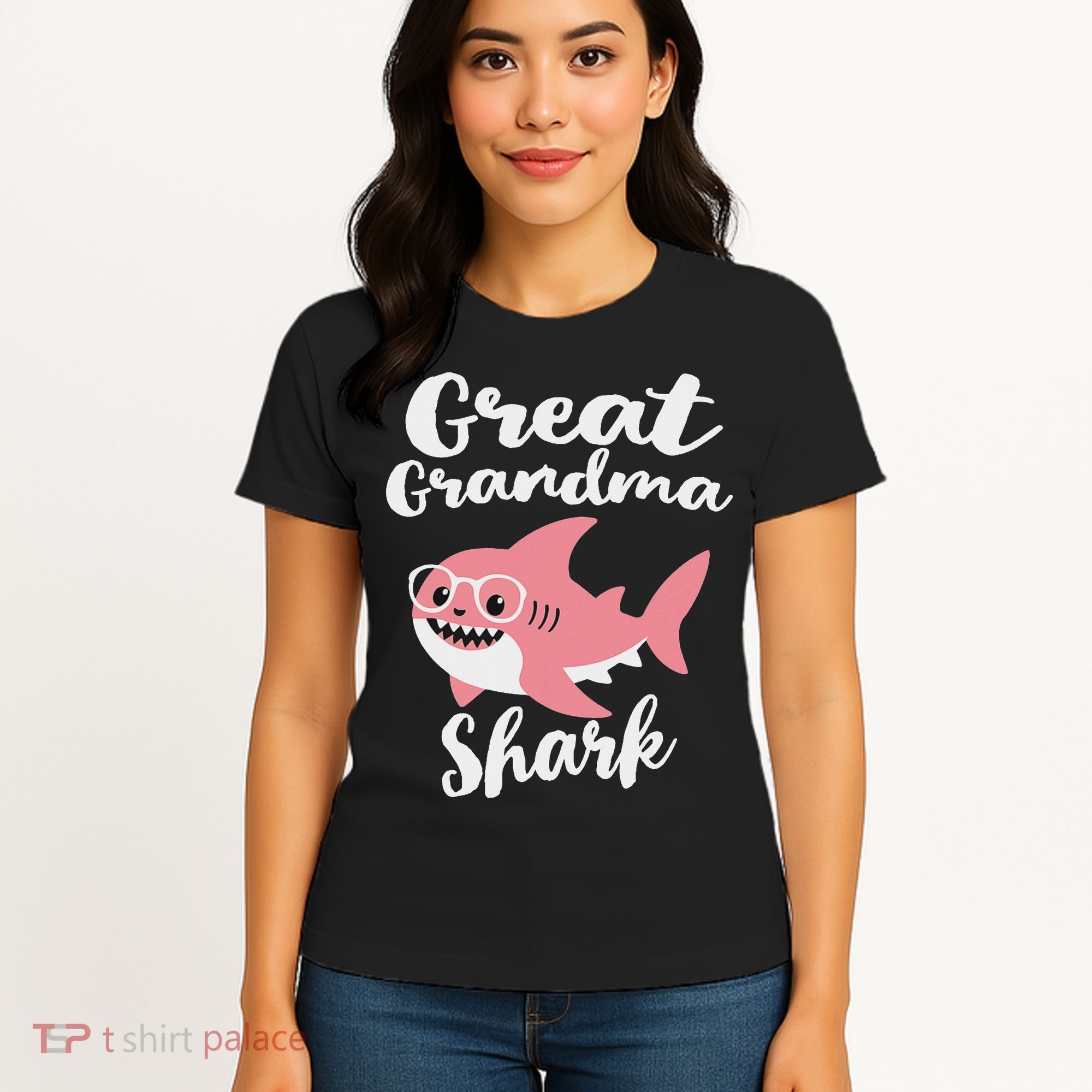 Great Grandma Shark Funny Mother's Day Women's T-Shirt