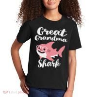 Great Grandma Shark Funny Mother's Day Kids T-Shirt thumb 2