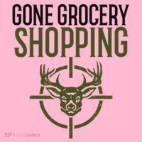 Gone Grocery Shopping Funny Hunters Deer Hunting Coaster thumb 2