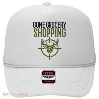 Gone Grocery Shopping Funny Hunters Deer Hunting Hat thumb 0