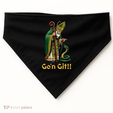 GoN Git St Patricks Day Funny St Patrick USA-Made Doggie Bandana