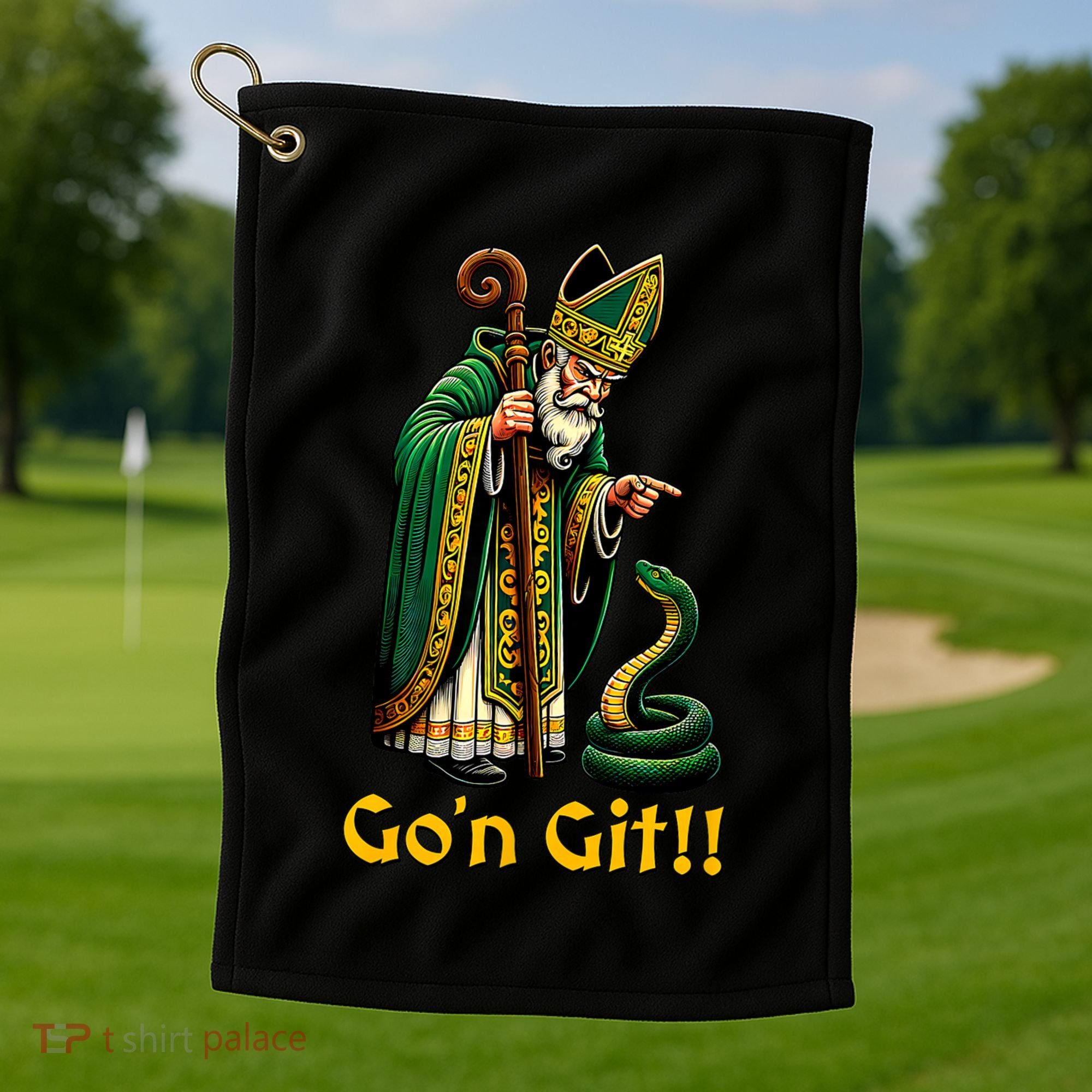 GoN Git St Patricks Day Funny St Patrick Golf Towel