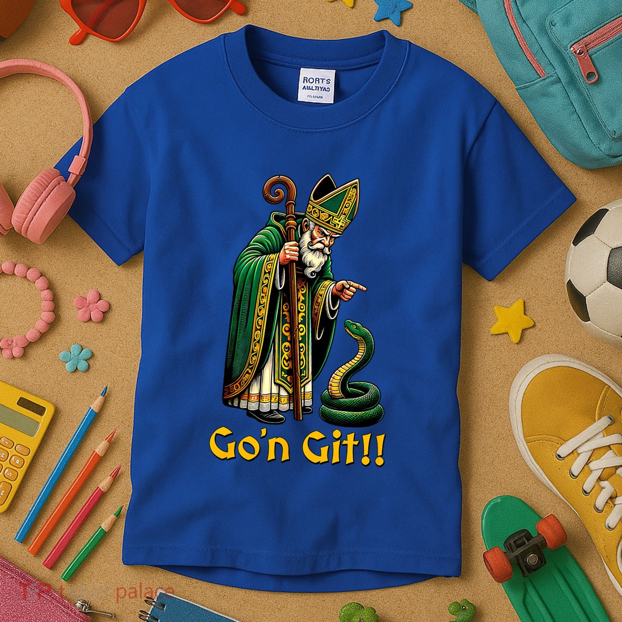 GoN Git St Patricks Day Funny St Patrick Kids T-Shirt