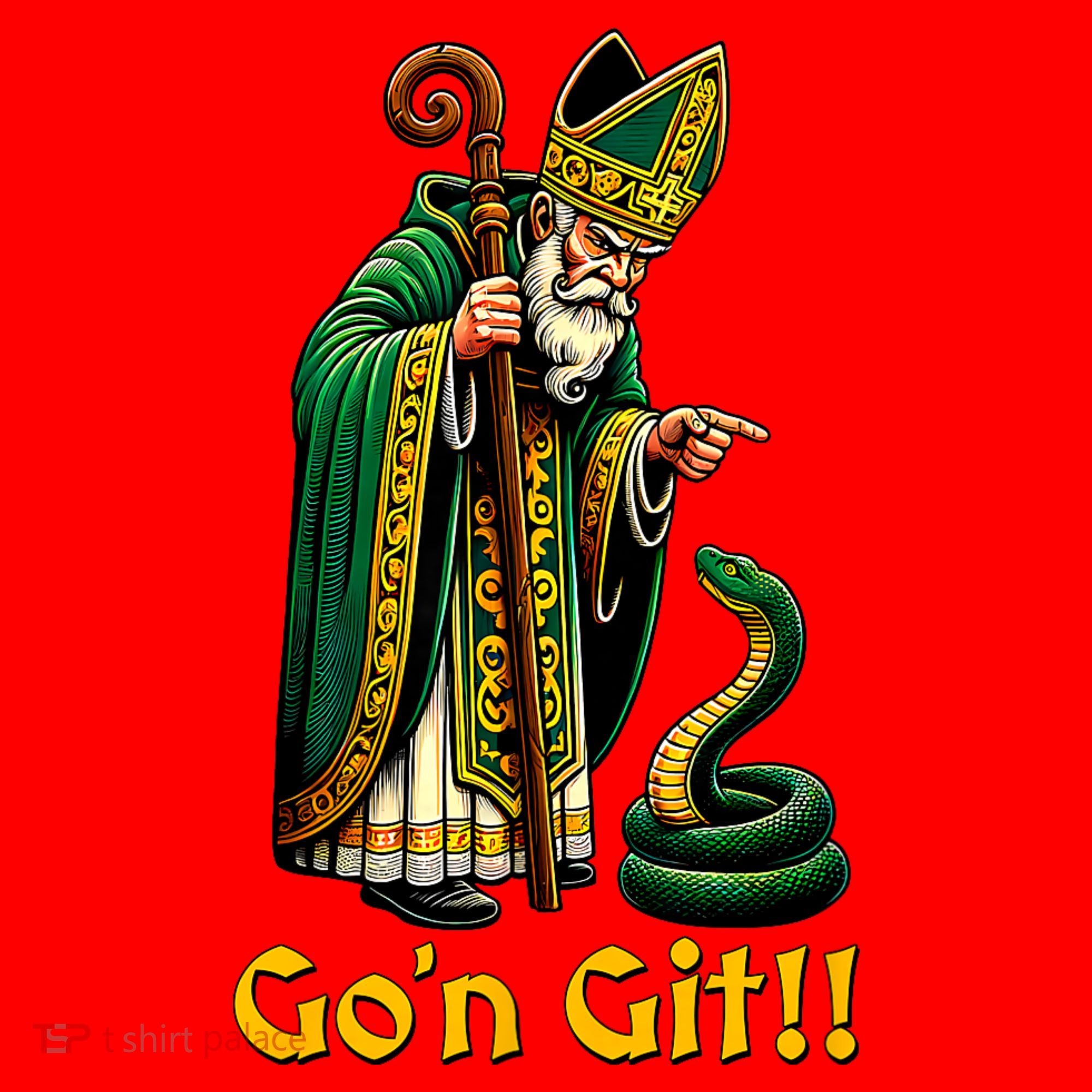 GoN Git St Patricks Day Funny St Patrick Santa Hat