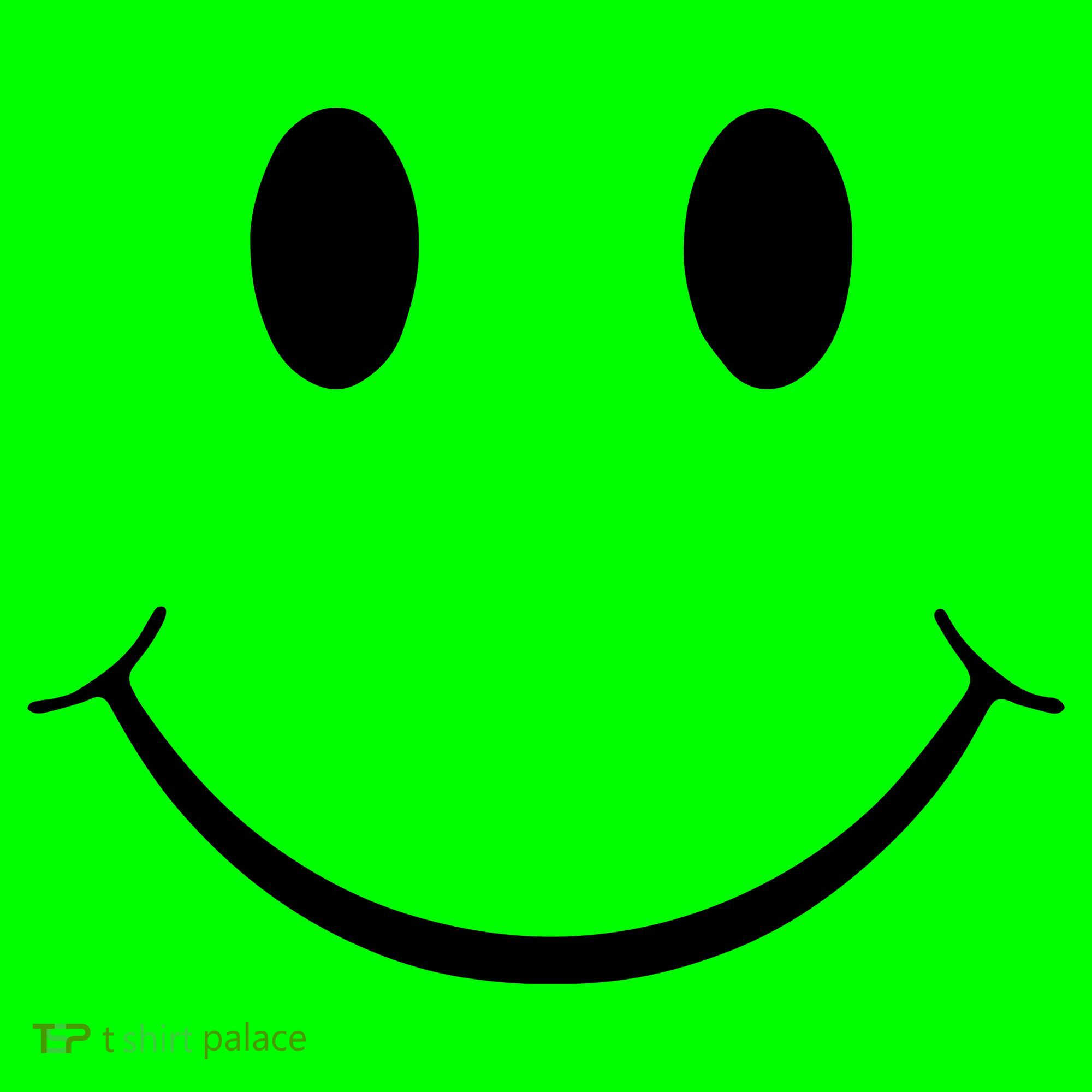 Green Guy Smiley Face Long Sleeve Shirt