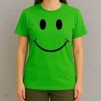 Green Guy Smiley Face T-Shirt thumb 4