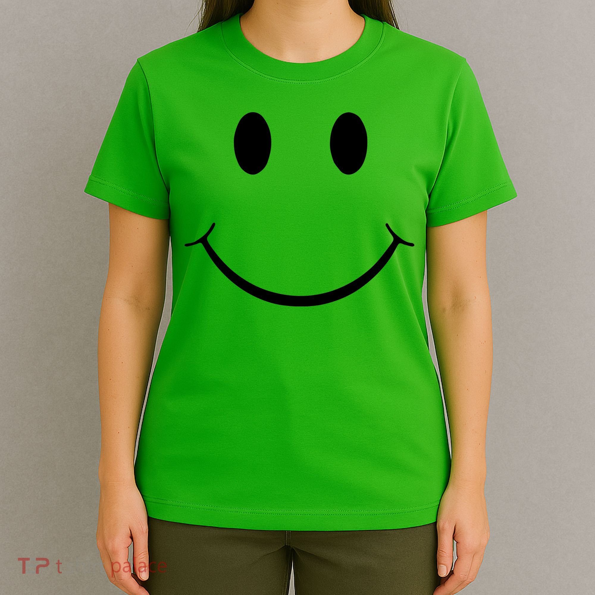 Green Guy Smiley Face T-Shirt