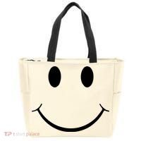 Green Guy Smiley Face Tote Bag thumb 0
