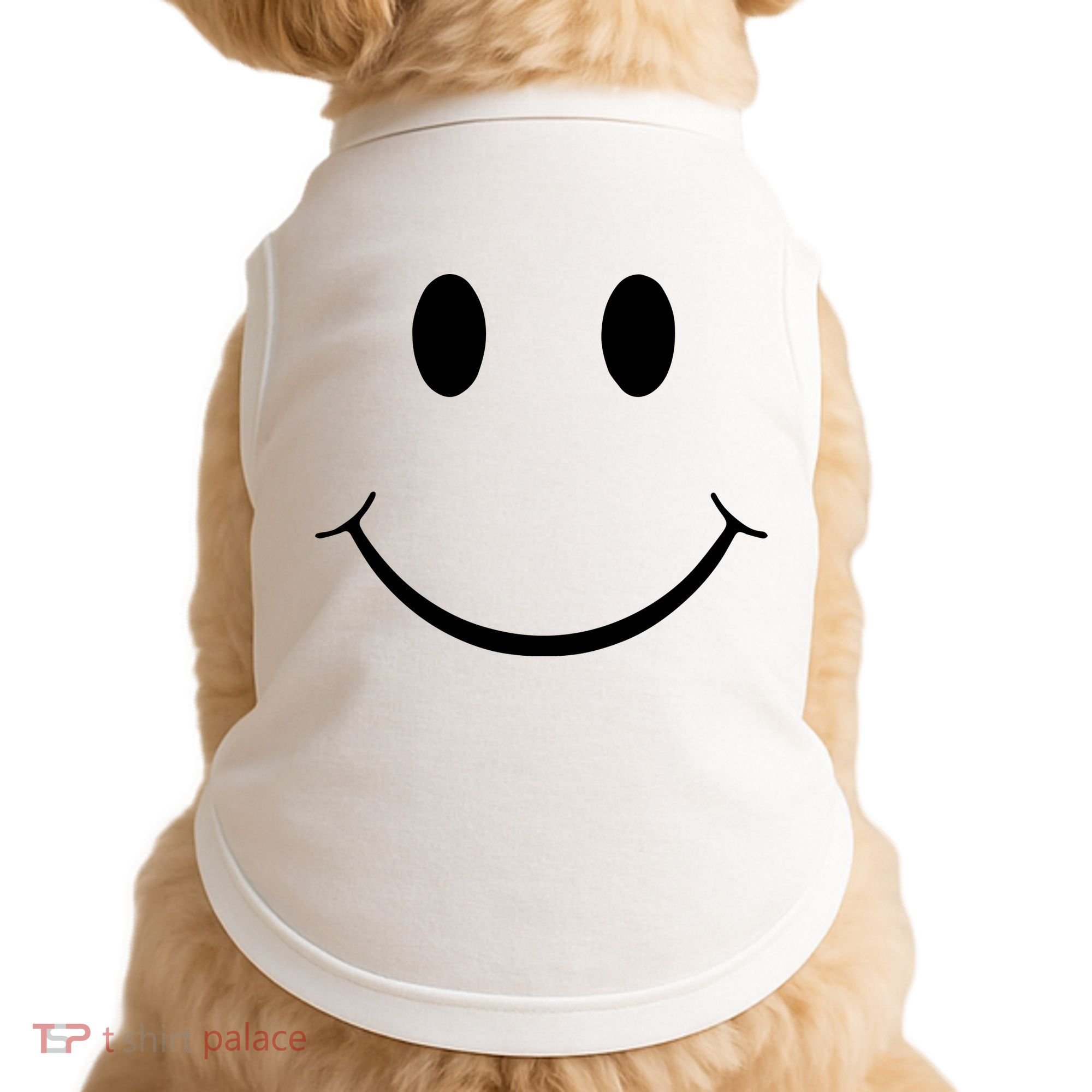 Green Guy Smiley Face Doggie Tank