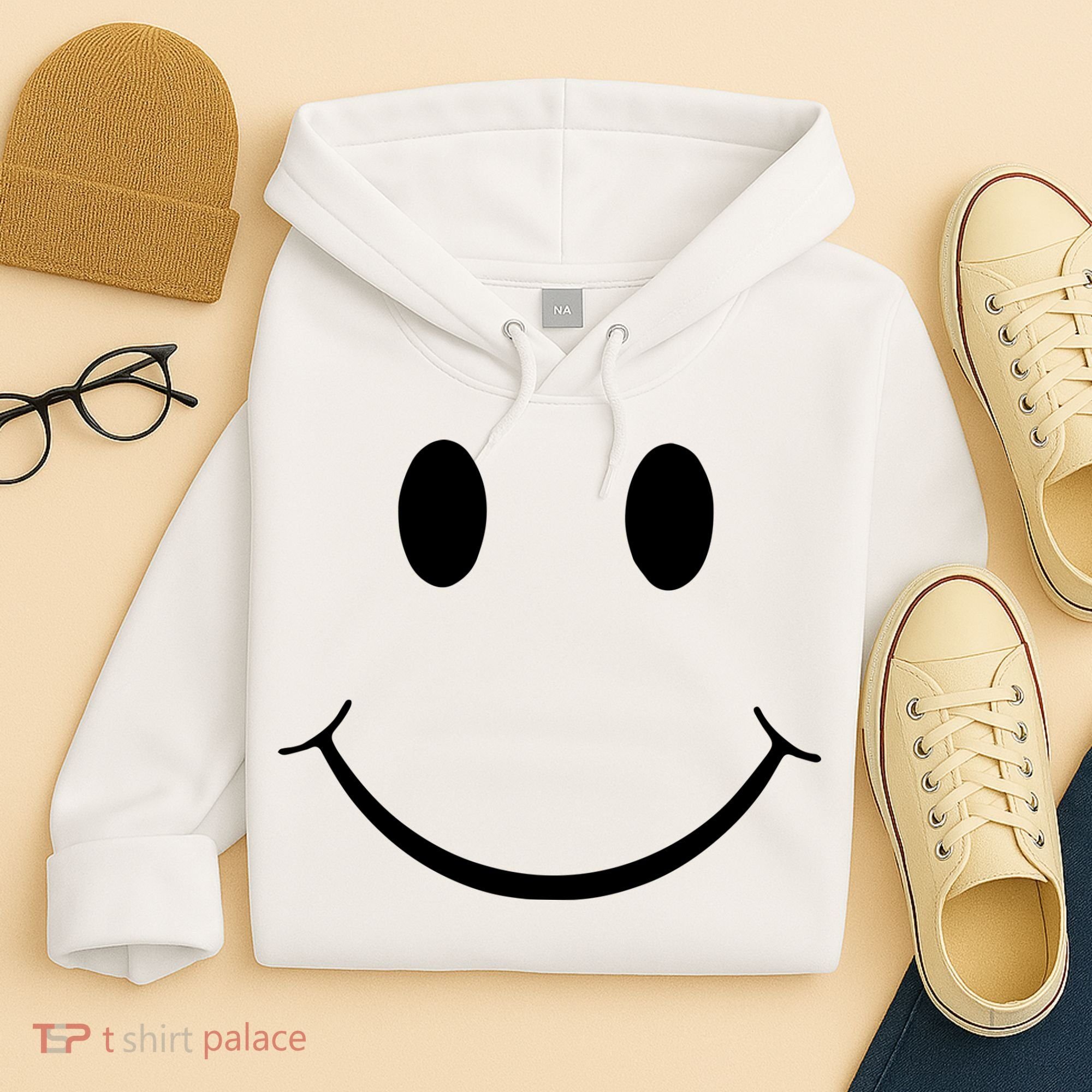 Green Guy Smiley Face Hoodie