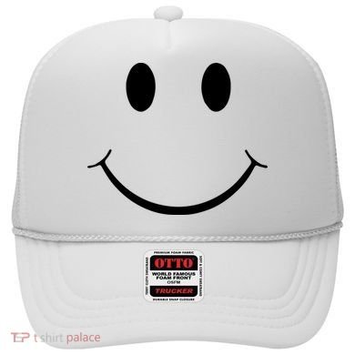 Green Guy Smiley Face Hat