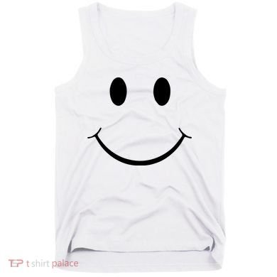 Green Guy Smiley Face Tank Top