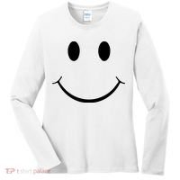 Green Guy Smiley Face Women's Long Sleeve Shirt thumb 0