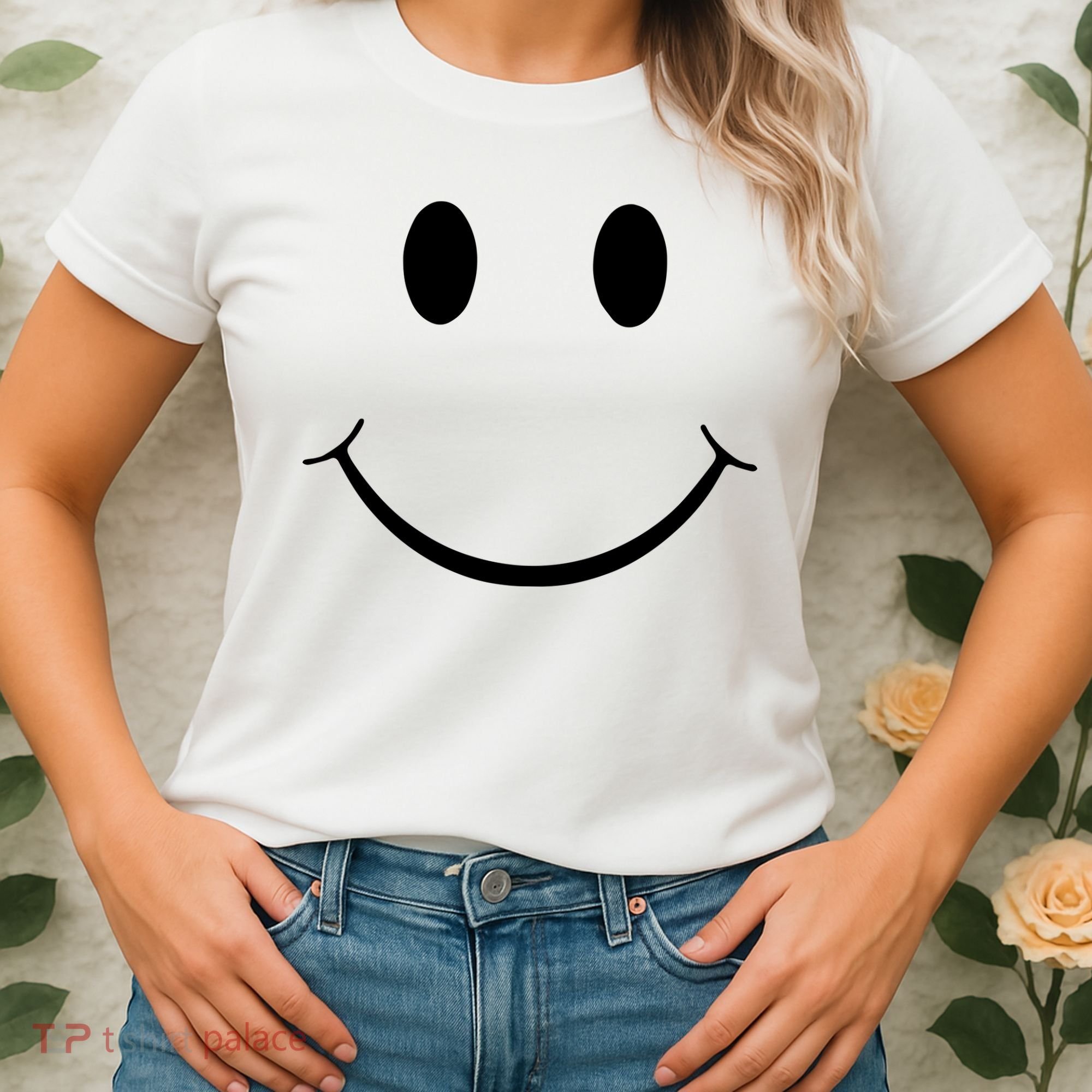 Green Guy Smiley Face Women's T-Shirt