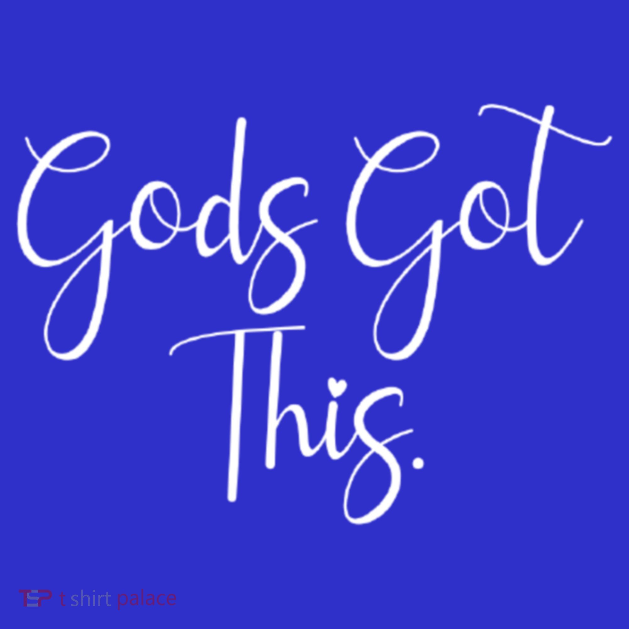 Gods Got This Religious Christian Faith Quote Gift Women's Tank Top