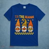 Groovy Gnomes Tis The Season Fall Autumn Happy Thanksgiving T-Shirt thumb 5