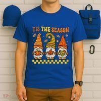 Groovy Gnomes Tis The Season Fall Autumn Happy Thanksgiving T-Shirt thumb 6