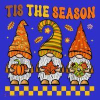 Groovy Gnomes Tis The Season Fall Autumn Happy Thanksgiving Women's Tank Top thumb 5