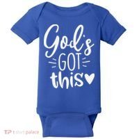 Gods Got This Jesus Jesus Baby Bodysuit thumb 0