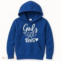 Gods Got This Jesus Jesus Kids Hoodie thumb 0