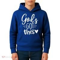 Gods Got This Jesus Jesus Kids Hoodie thumb 4