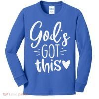 Gods Got This Jesus Jesus Kids Long Sleeve Shirt thumb 0