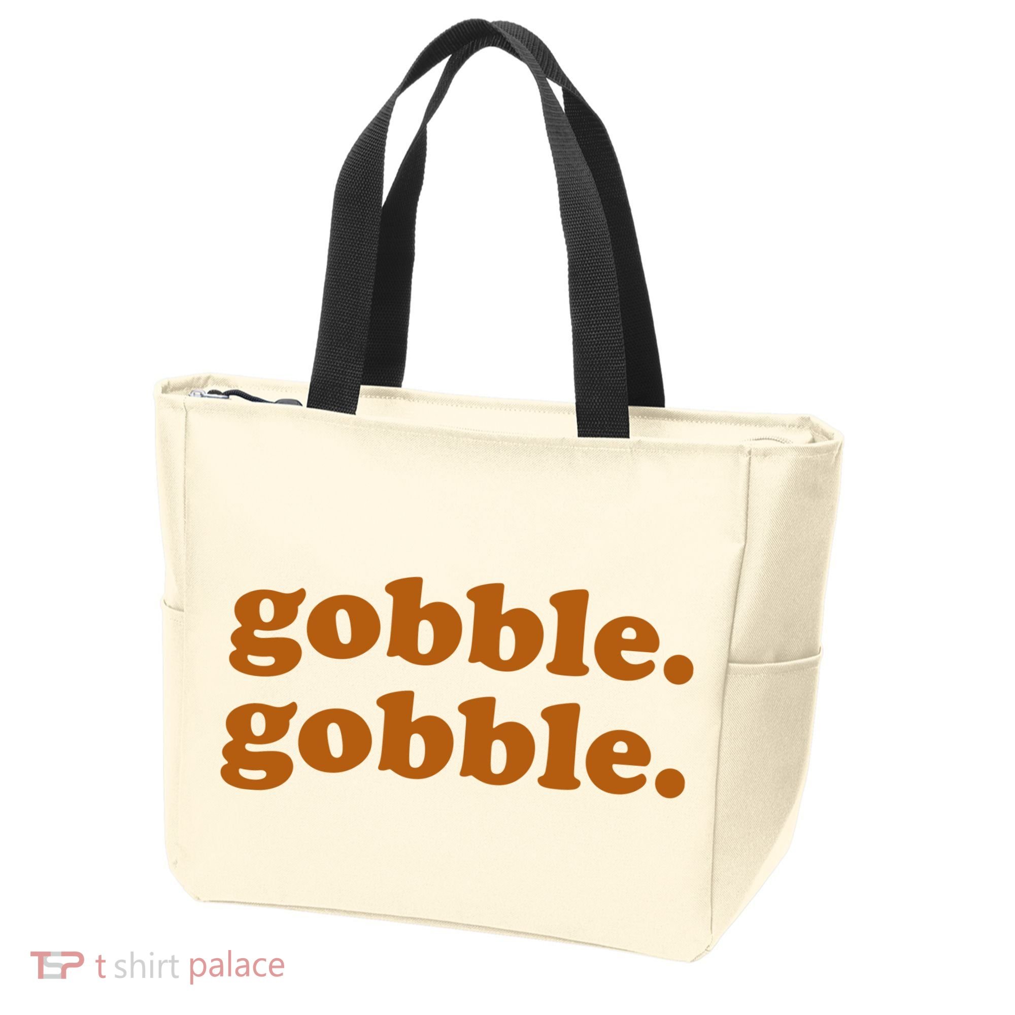 Gobble Gobble Thanksgiving Turkey Holiday Tote Bag